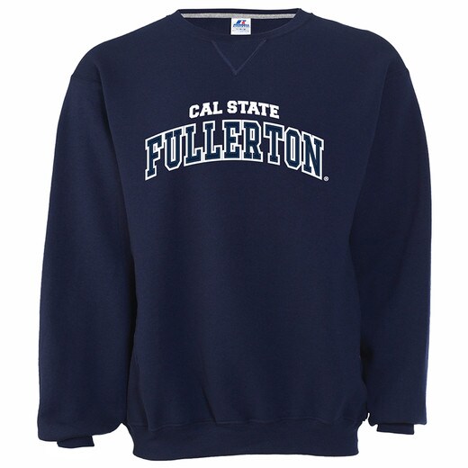 CSUF Arched Fusion Crew - Navy